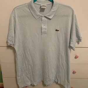 Pale Blue Lacoste Polo
